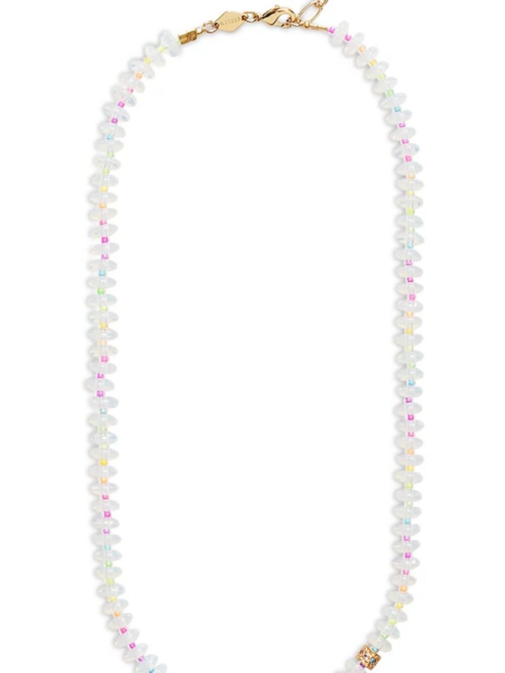 Anni Lu Ice Ice Beaded Cubic Zirconia Accent Collar Necklace, 15.3-17.6